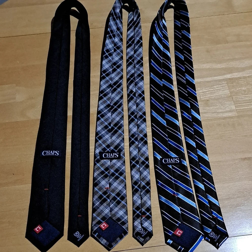 Stylish Men's Ties - Black, Plaid, Striped